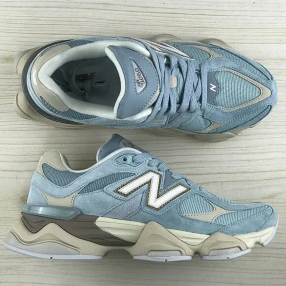 New Balance 9060 Mens Sneakers in Blue Haze and Beige - Picture 14 of 15
